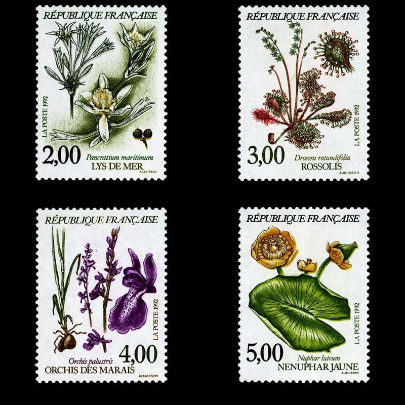 2766/2769 N°-yvert Poste 1992