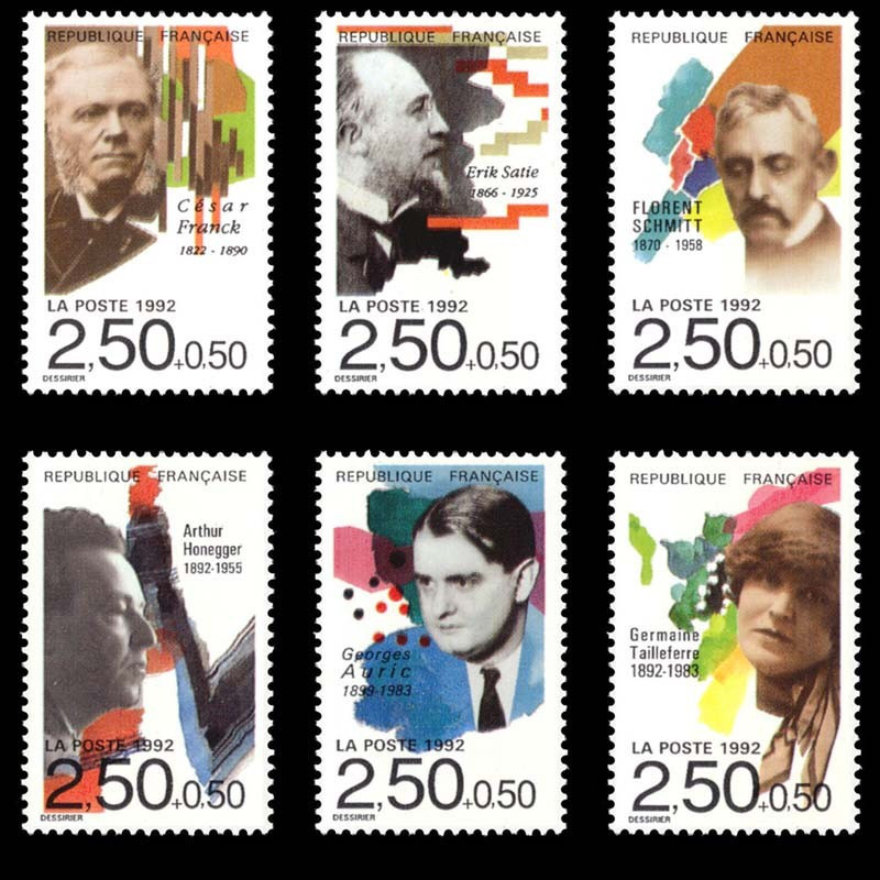 2747/2752 N°-yvert Poste 1992