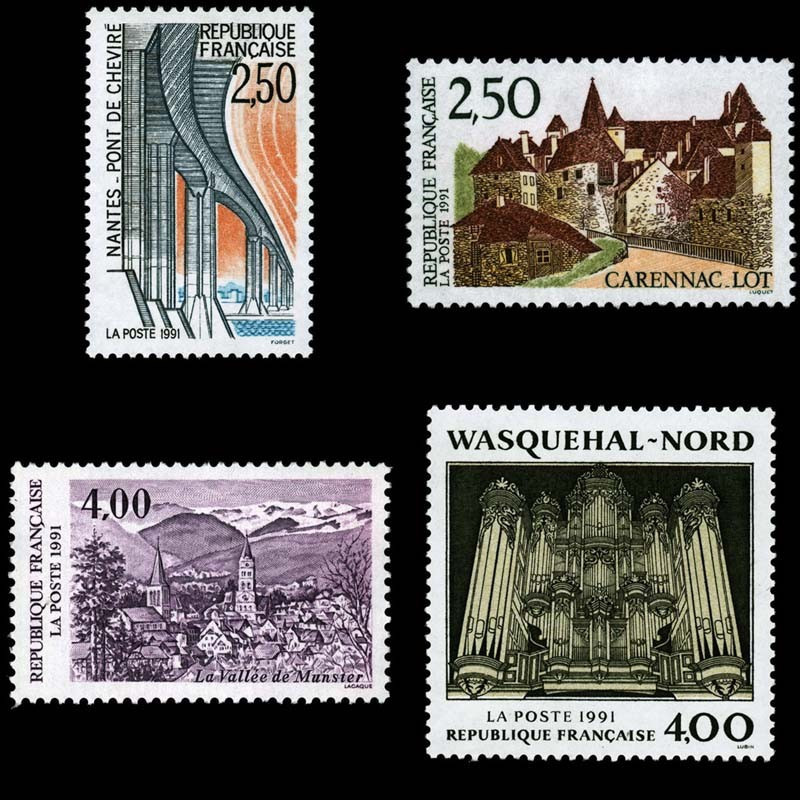 2704/2707 N°-yvert Poste 1991