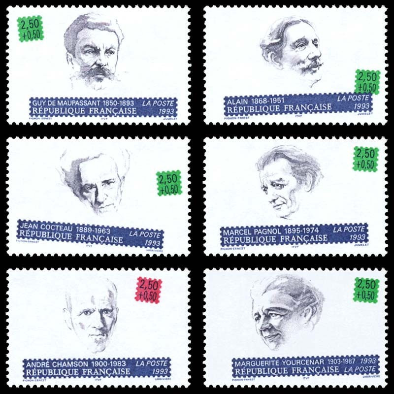 2799/2804 N°-yvert Poste 1993