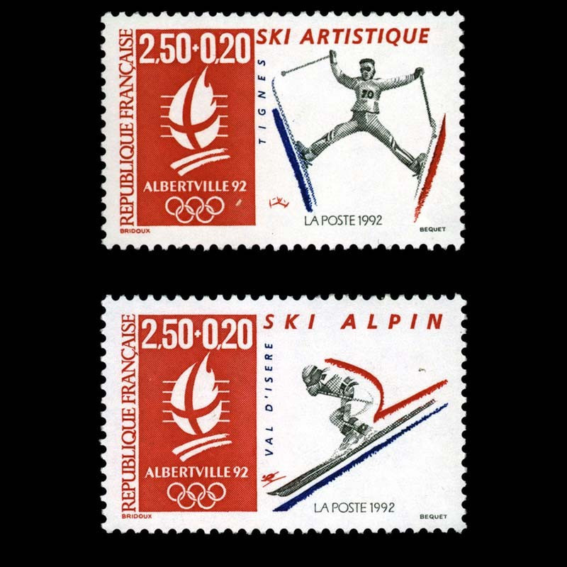 2709/2710 N°-yvert Poste 1991