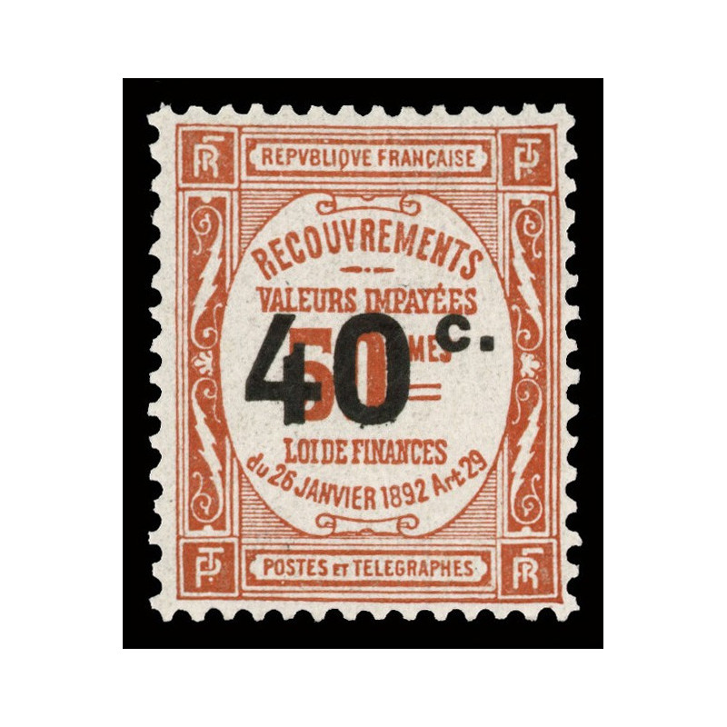 50 N°-yvert Taxe 1917