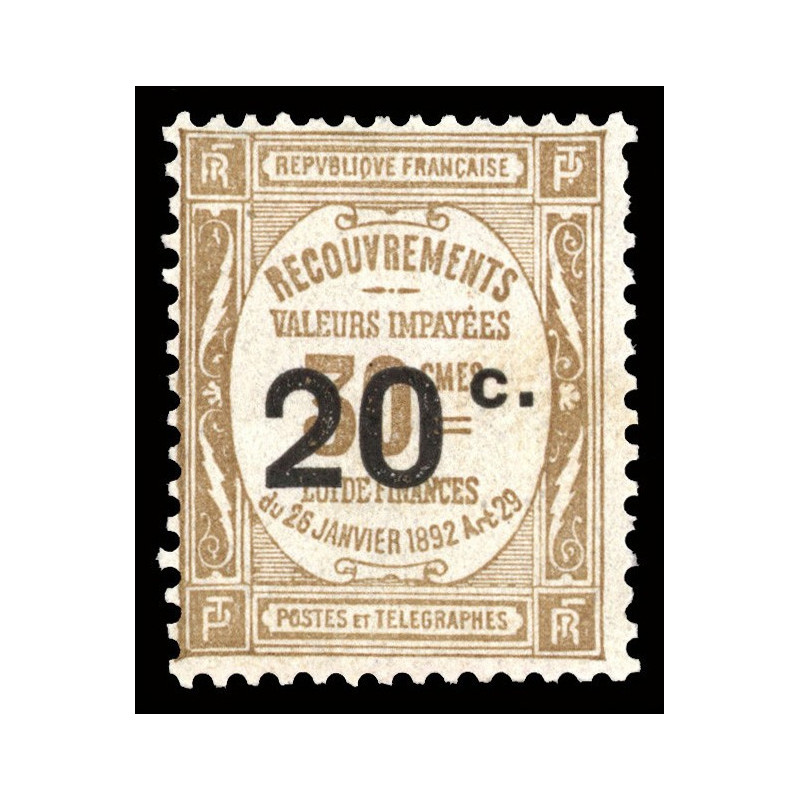 49 N°-yvert Taxe 1917