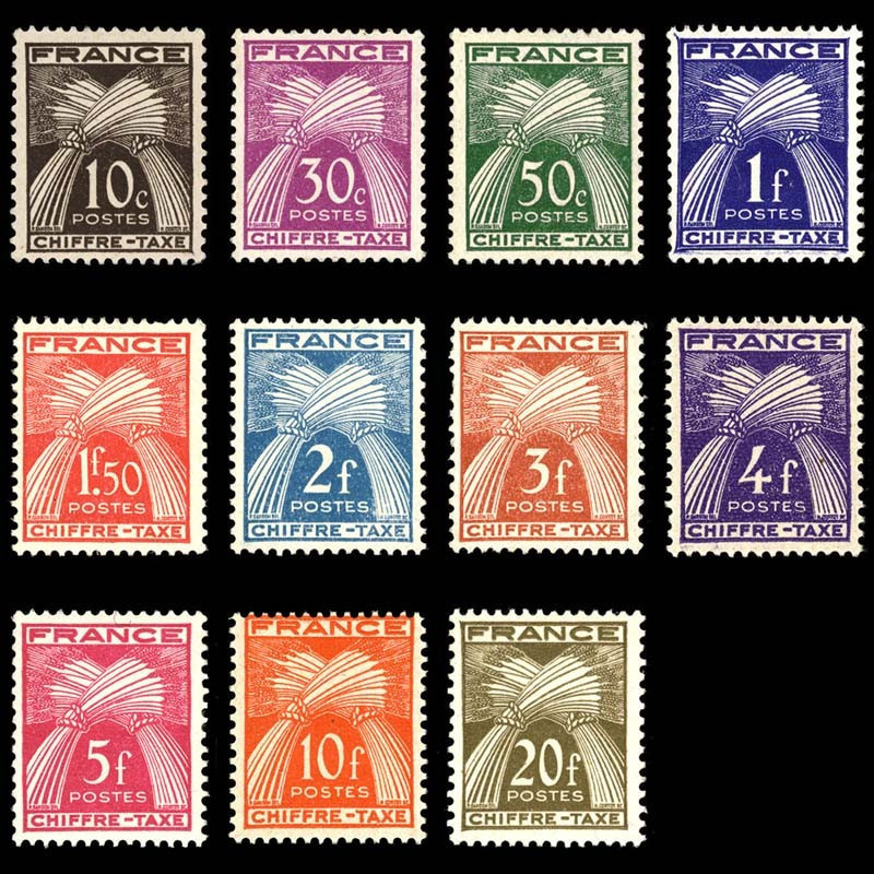 67/77 N°-yvert Taxe 1943