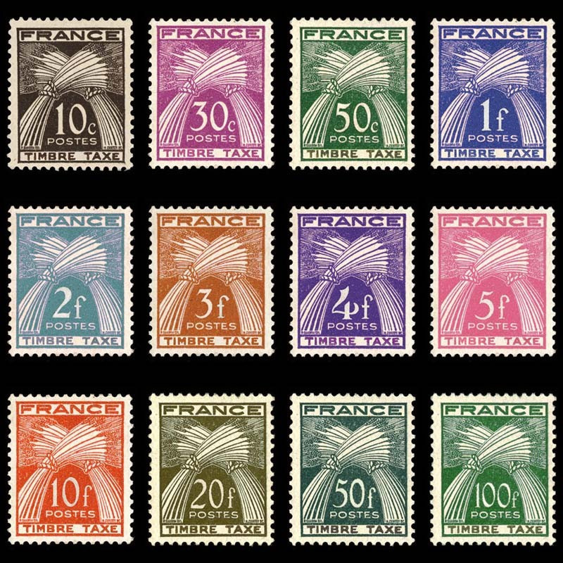 78/89 N°-yvert Taxe 1946