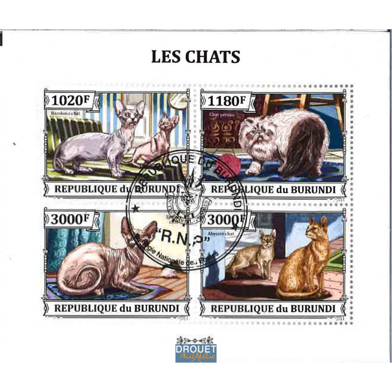 Burundi Yvert N° 2102/2105