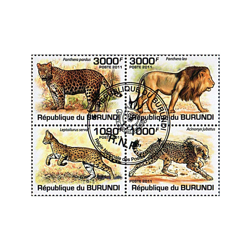 Burundi Yvert N° 1189/1192
