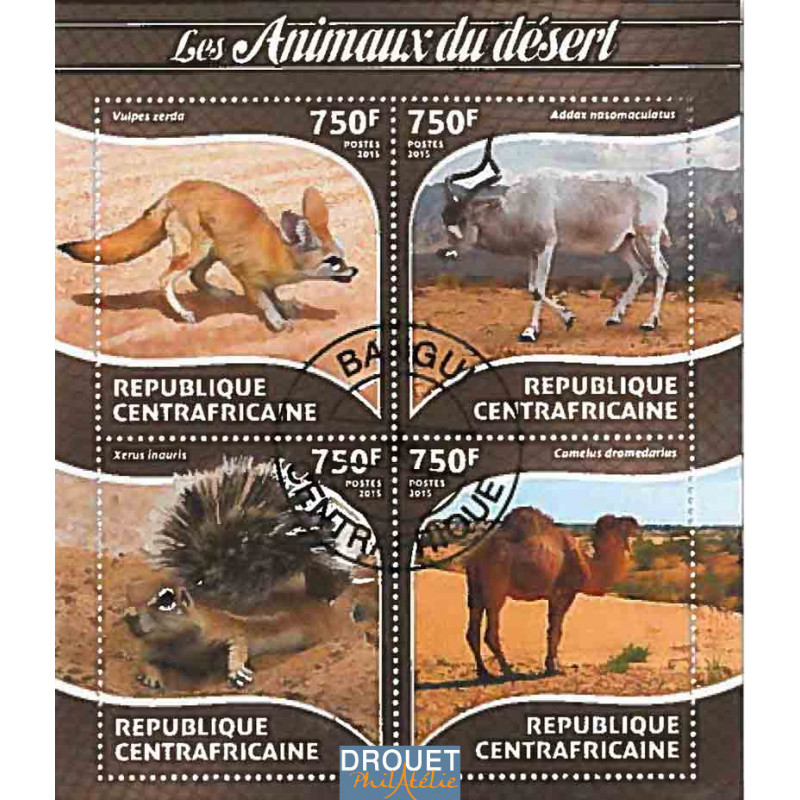 Centrafrique Yvert N° 3753/3756