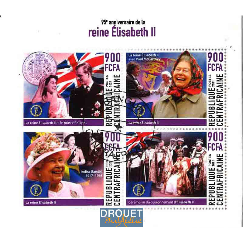 Centrafrique Yvert N° 7778-7781