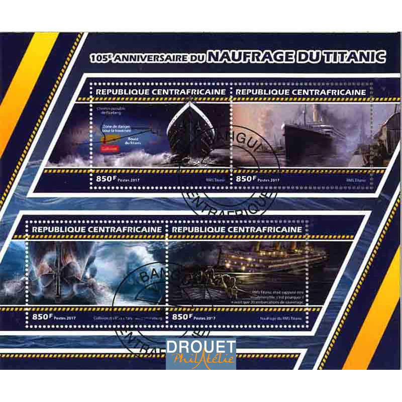 Centrafrique Yvert N° 5021-5024