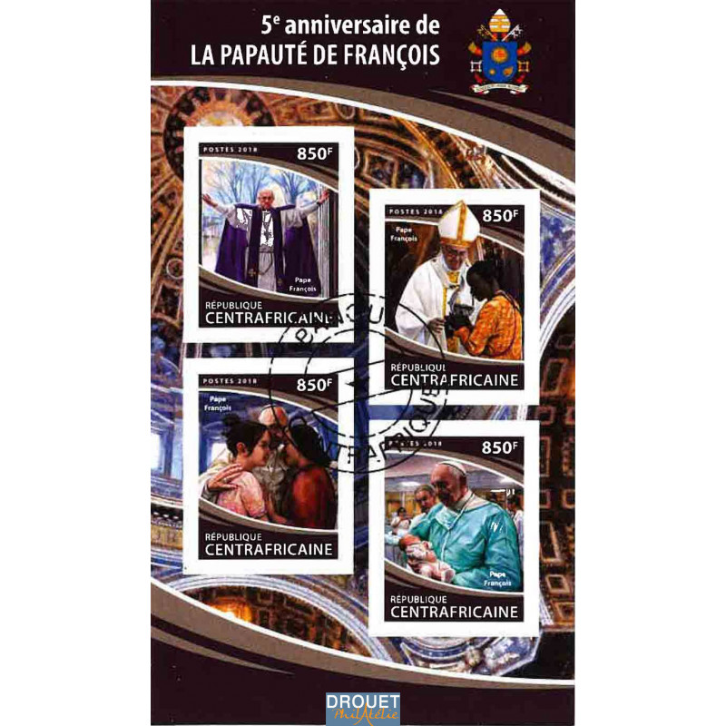 Centrafrique Yvert N° 5489/5492