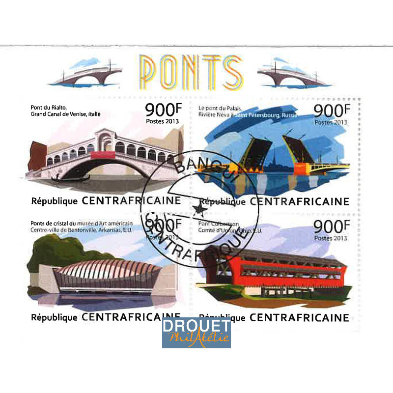 Centrafrique Yvert N° 2742-2745