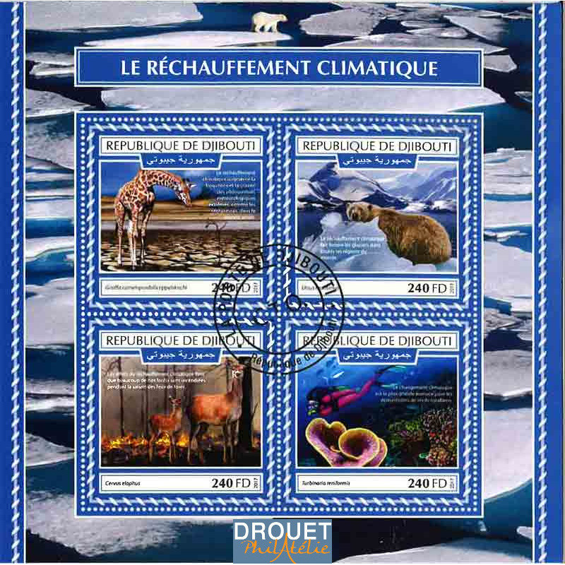 Djibouti Yvert N° 1820/1823