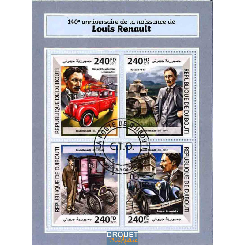 Djibouti Yvert N° 1696/1699