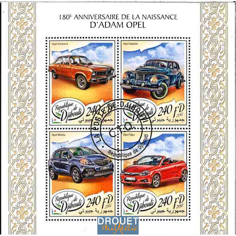 Djibouti Yvert N° 1632/1635