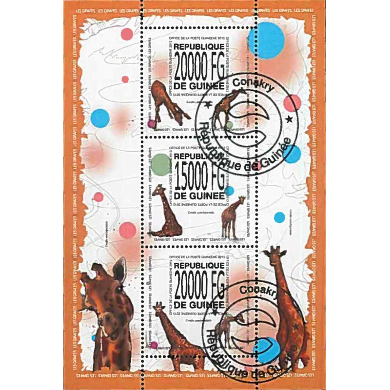 Guinée Yvert N° 6974/6976