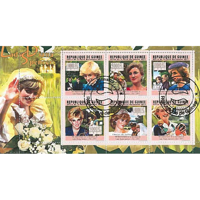 Guinée Yvert N° 5820/5825