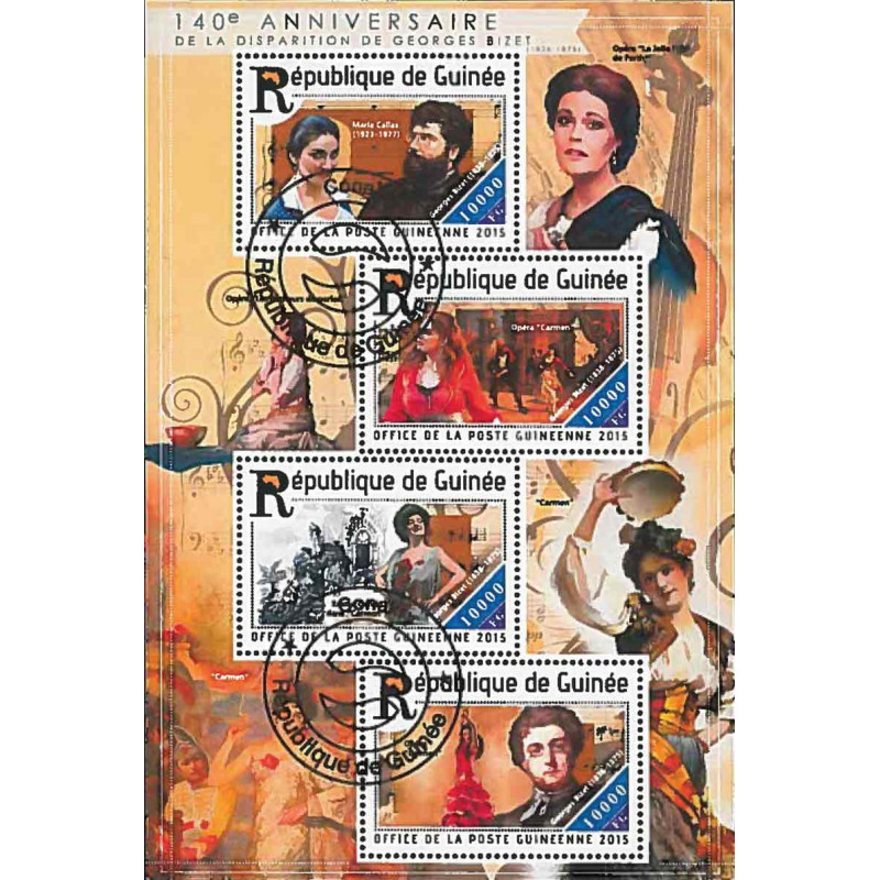 Guinée Yvert N° 7722/7725