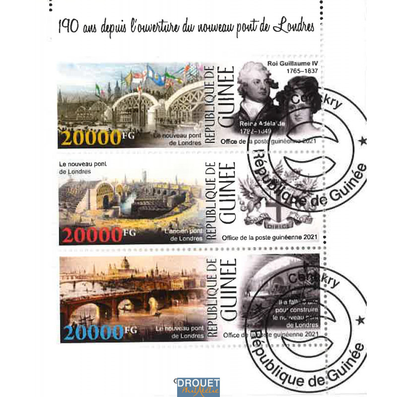 Guinée Yvert N° 11486-11488