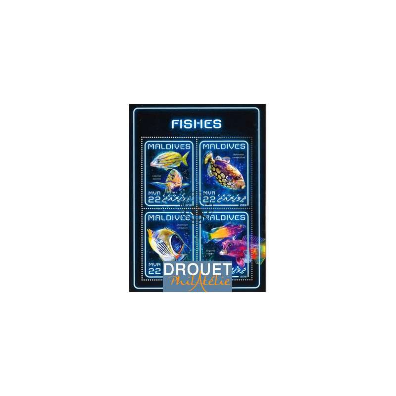 Maldives Yvert N° 6242-6245