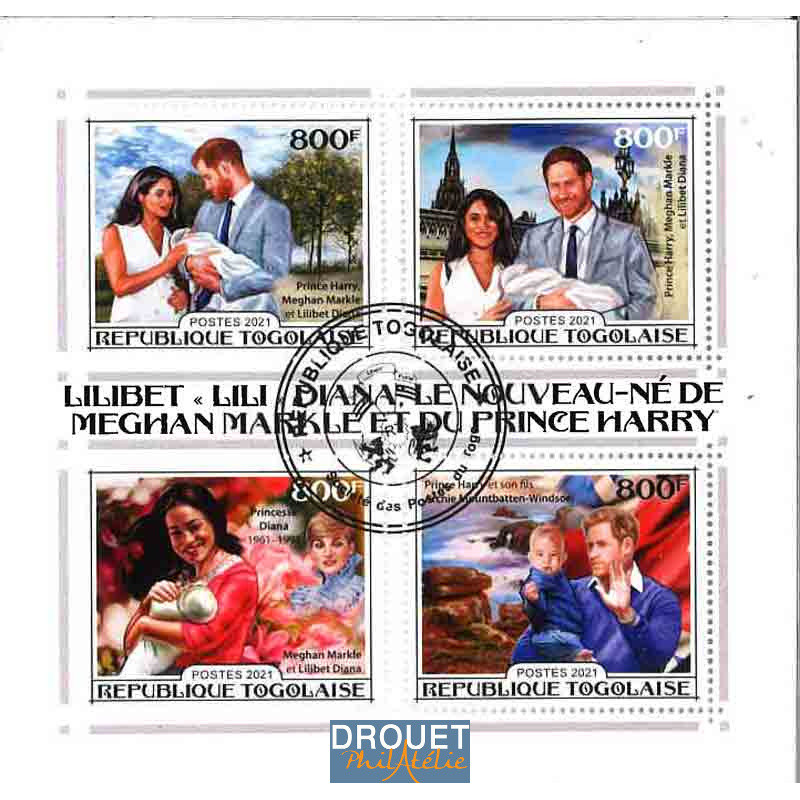 Togo Yvert N° 9461-9464