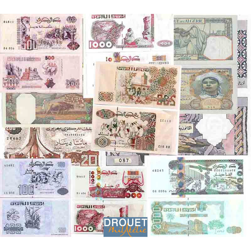 5 Billets Différents