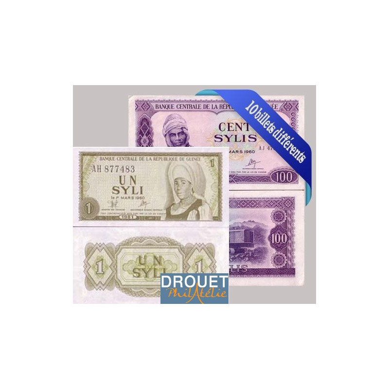 10 Billets Différents