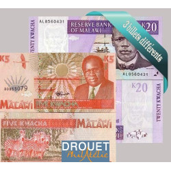 Malawi assortiment billets...