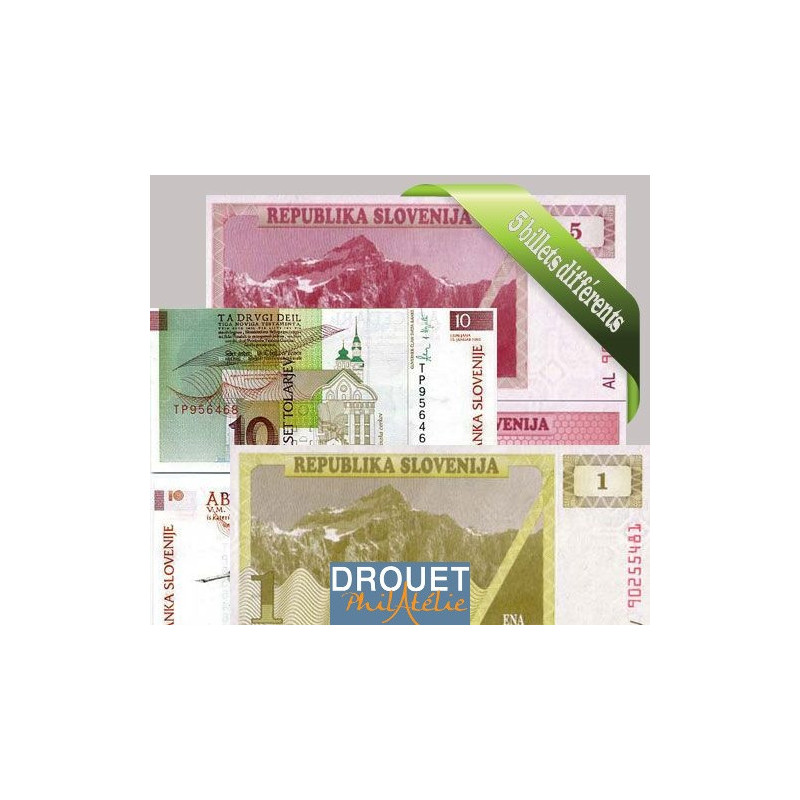 5 Billets Différents
