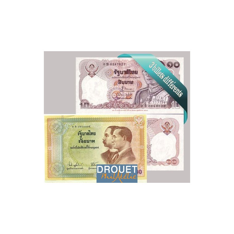 3 Billets Différents