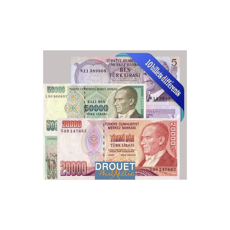 10 Billets Différents