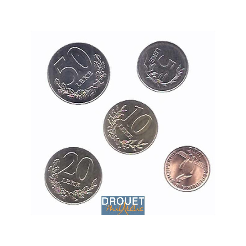 5 Pièces De Monnaie Différentes