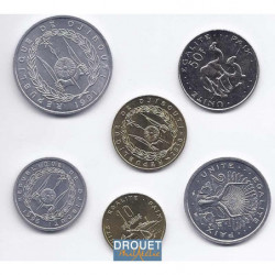 Djibouti assortiment pièces...