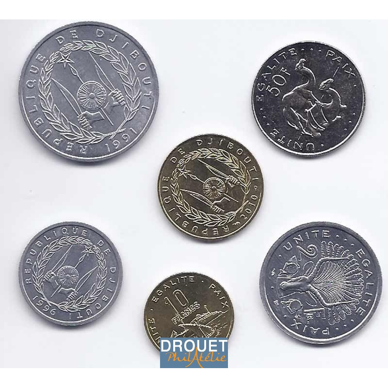 7 Pièces De Monnaie Différentes