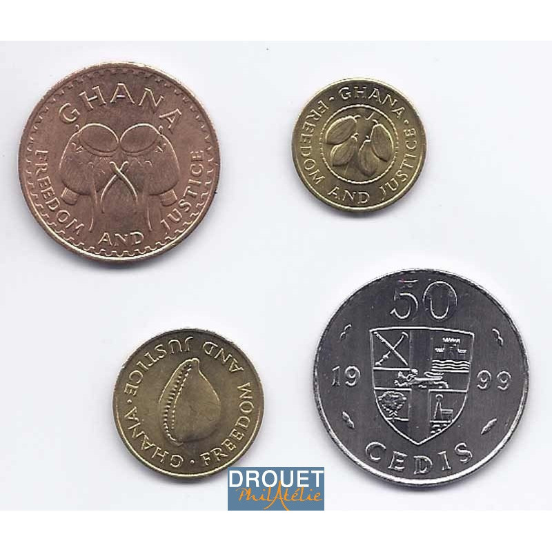 4 Pièces De Monnaie Différentes