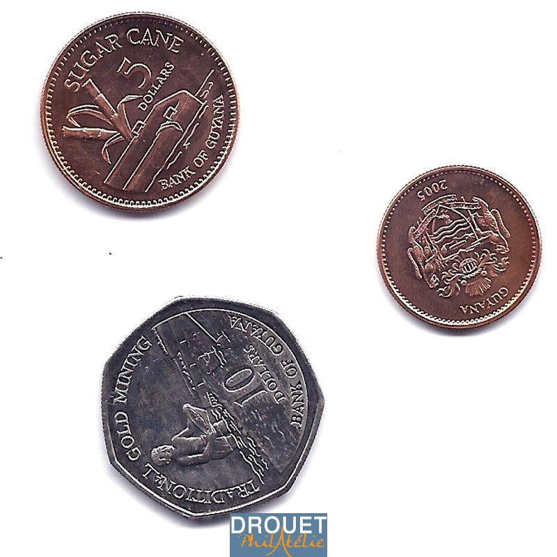 3 Pièces De Monnaie Différentes