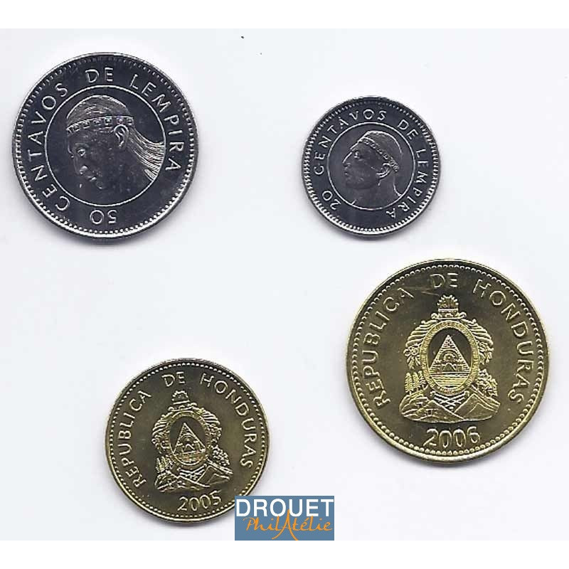 4 Pièces De Monnaie Différentes