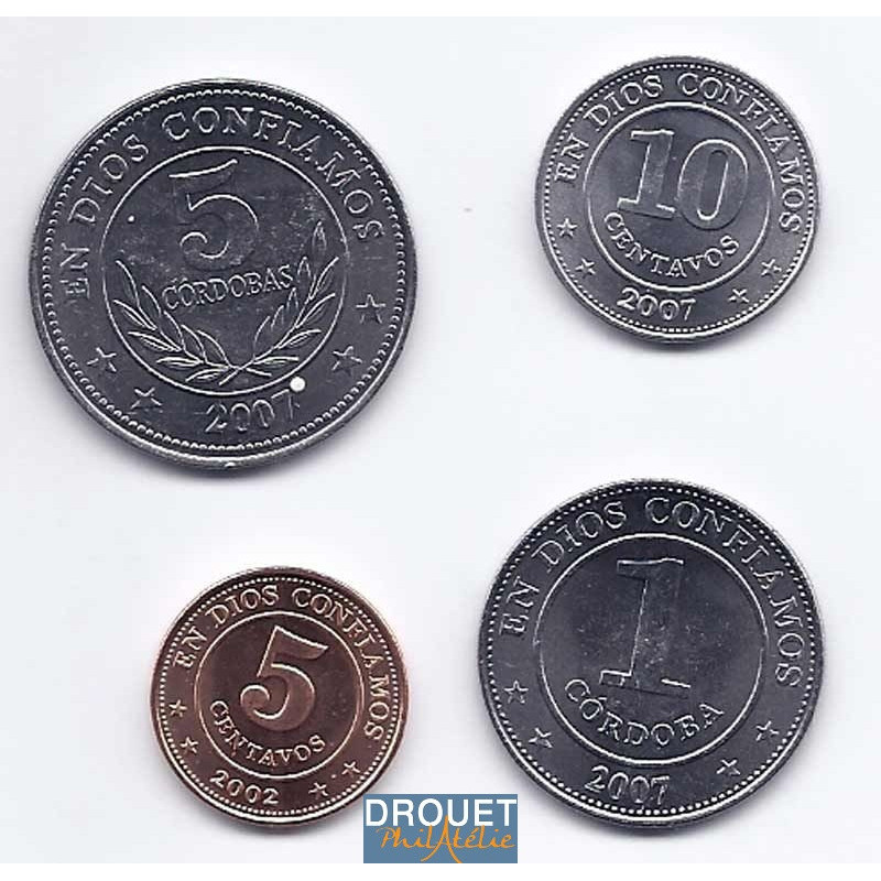 4 Pièces De Monnaie Différentes