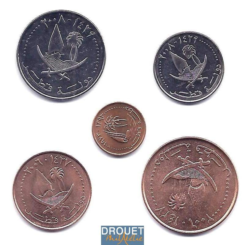 5 Pièces De Monnaie Différentes