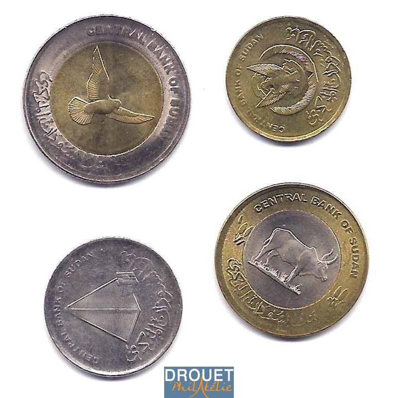 4 Pièces De Monnaie Différentes