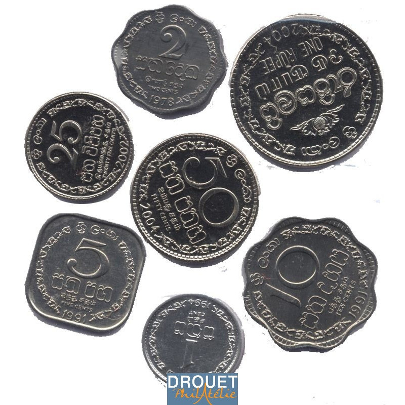 9 Pièces De Monnaie Différentes