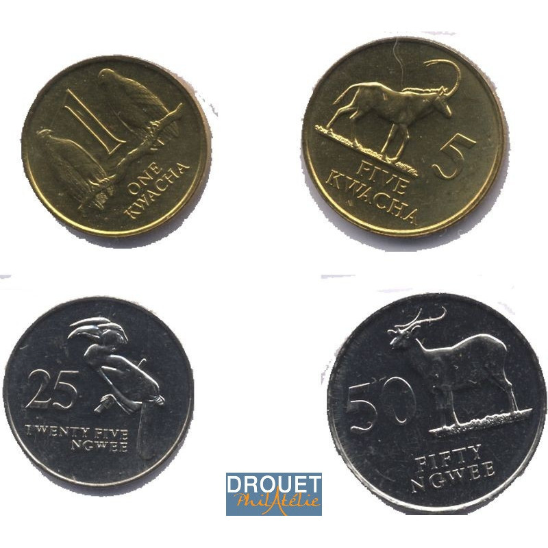 4 Pièces De Monnaie Différentes