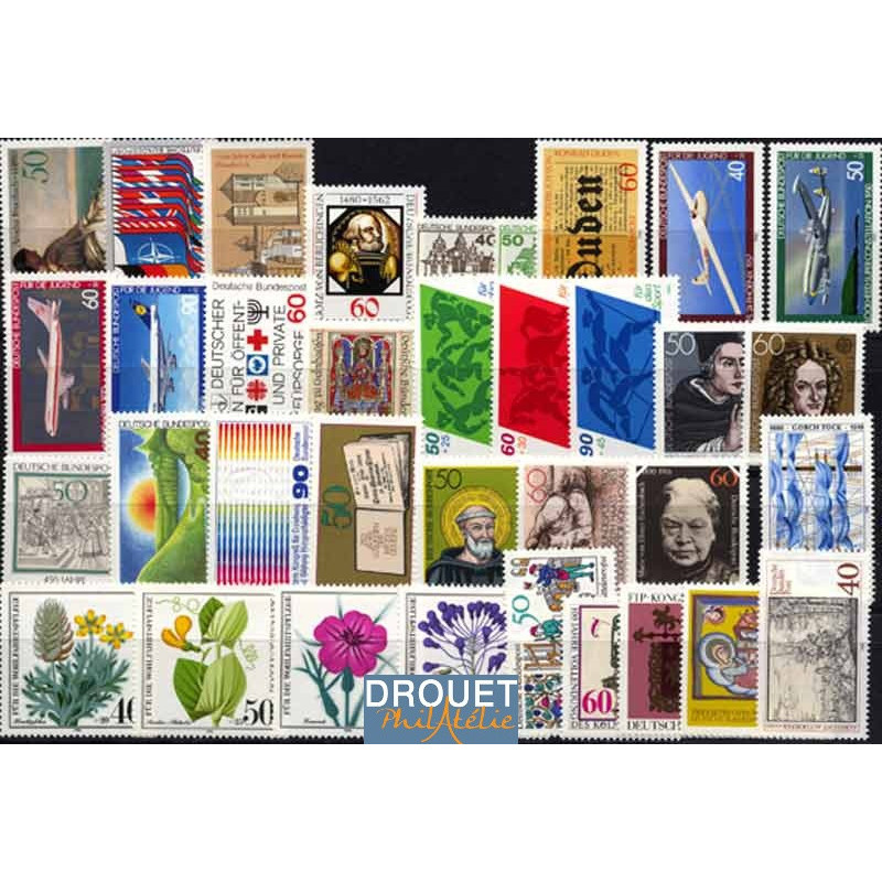 1980 Allemagne Année Complète Timbres Neufs