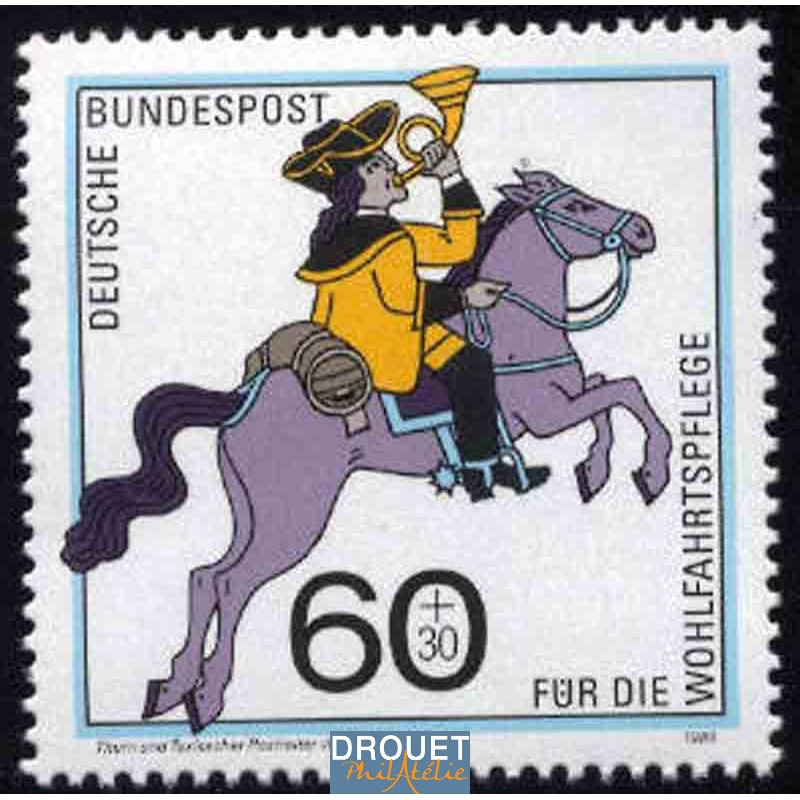 1989 Allemagne Année Complète Timbres Neufs