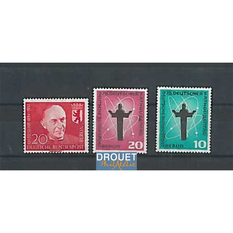 1958 Allemagne Berlin Année Complète Timbres Neufs