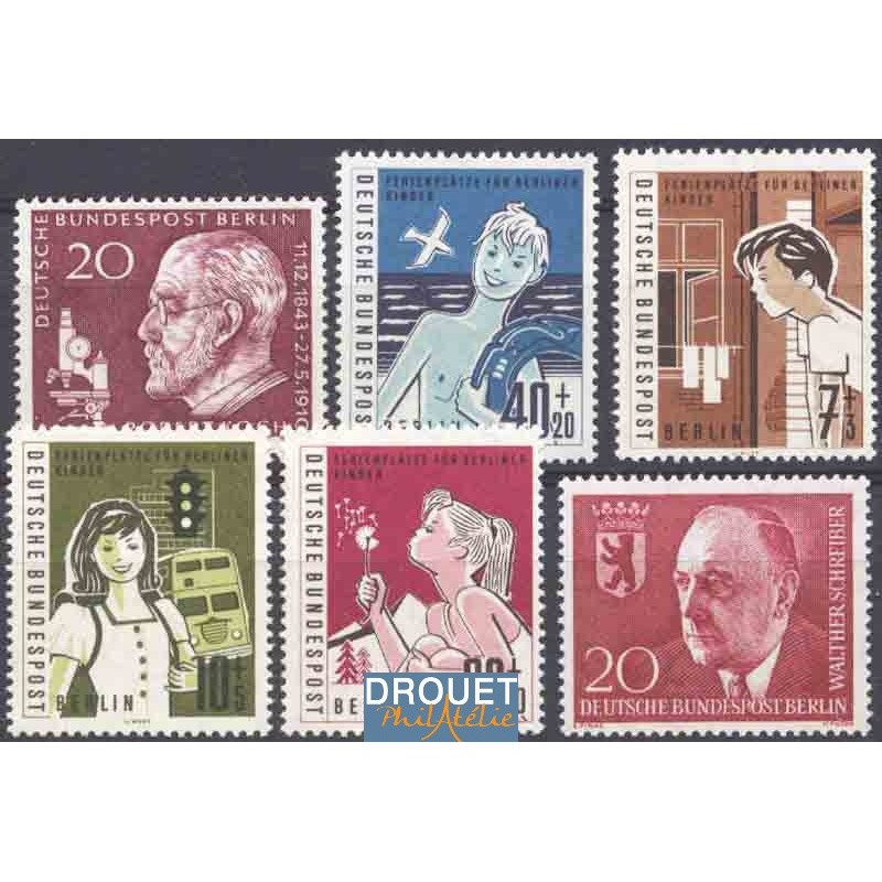 1960 Allemagne Berlin Année Complète Timbres Neufs