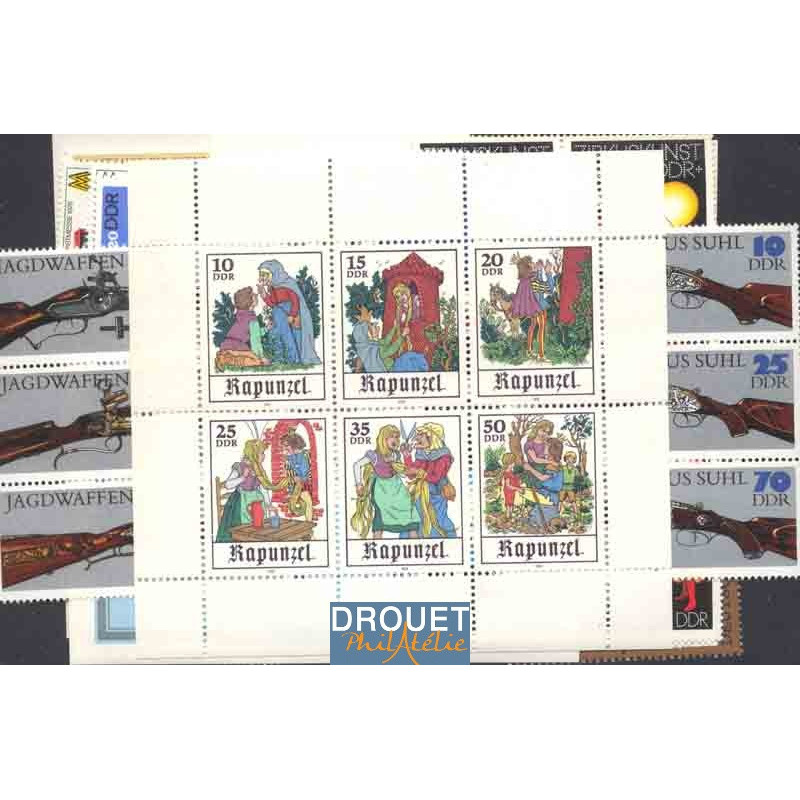 1978 Allemagne Est Année Complète Timbres Neufs