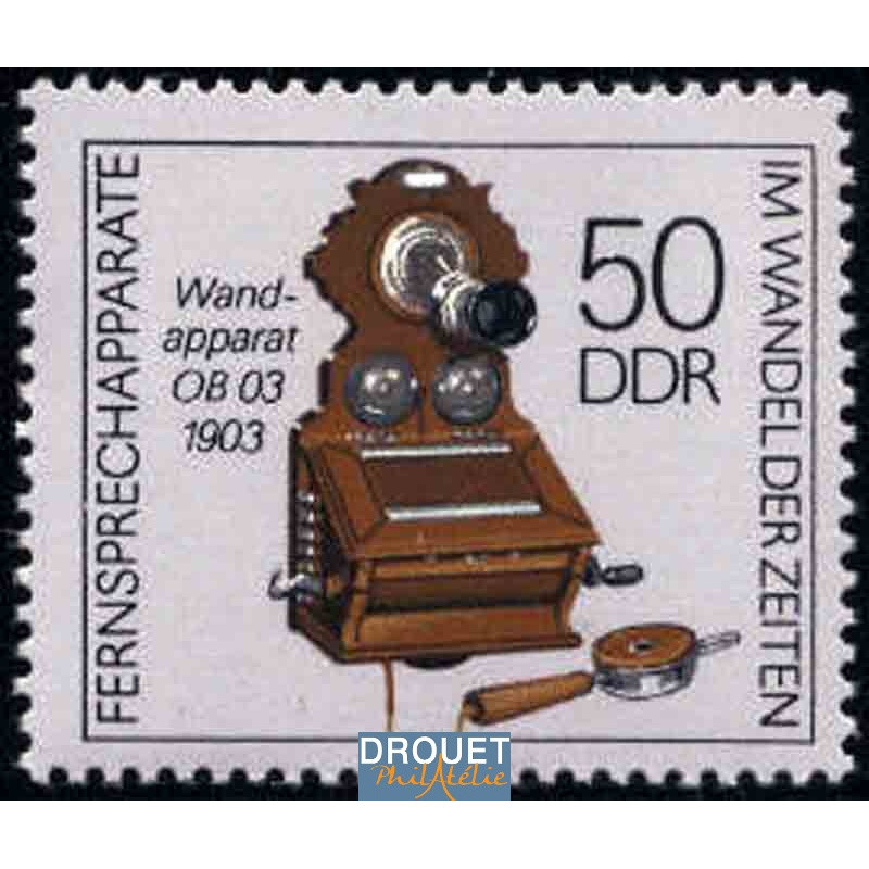 1989 Allemagne Est Année Complète Timbres Neufs