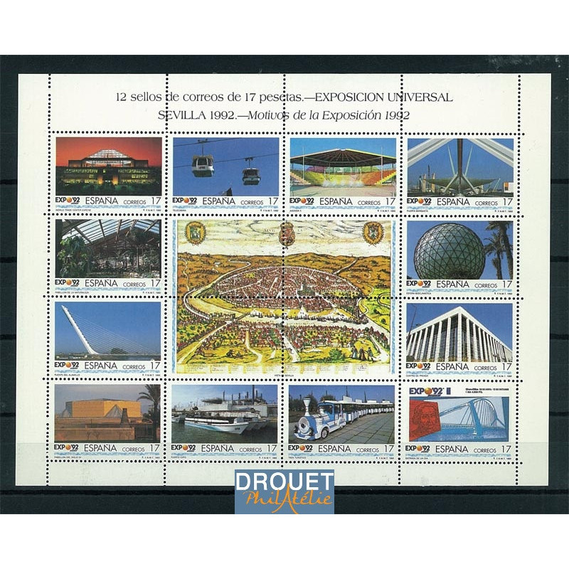 1992 Espagne Année Complète Timbres Neufs
