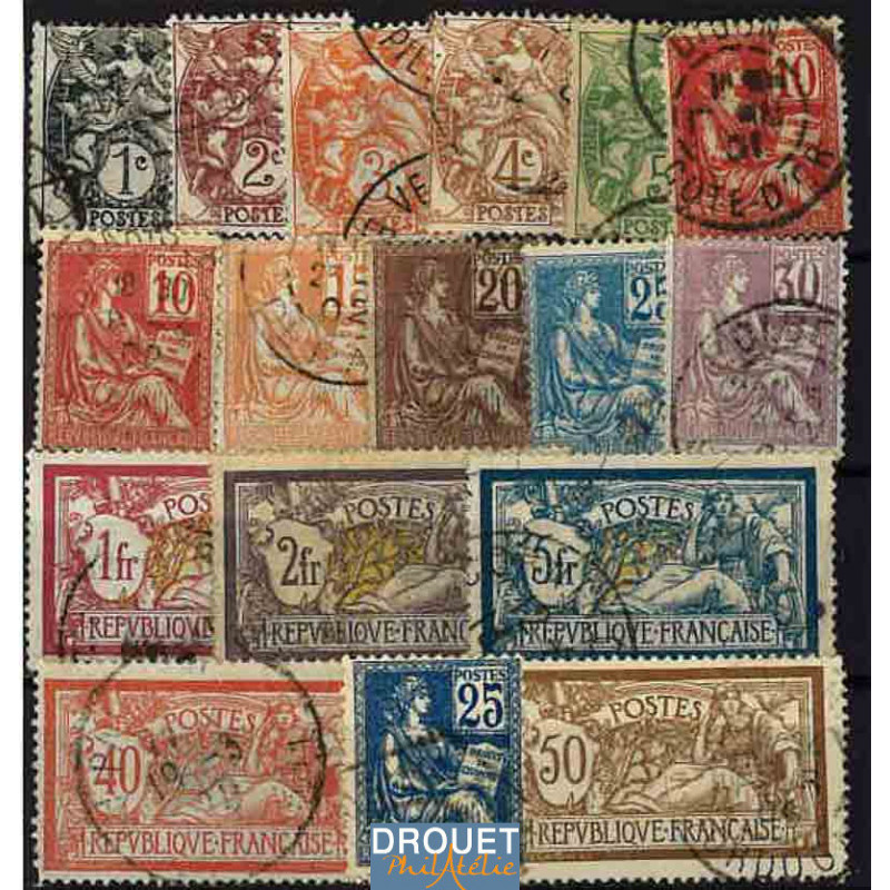 1900 France Année Complète Oblitérés